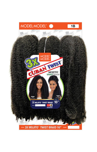 MODEL MODEL Cuban Twist 3X Mojito Twist Braid 16-1- Sareya Beauty - Calgary hair store